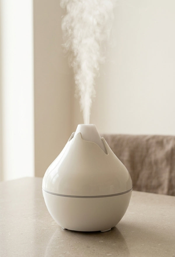 Mountain Mist Humidifier | Ultrasonic Aroma Diffuser | Modern Minimal Decor | Portable Air Humidifier